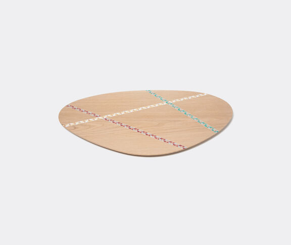 Studio Nada Debs Funquetry Crisscross Pebble Plate, Large Natural ${masterID} 2