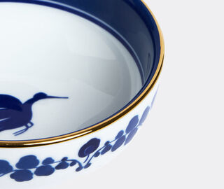 La DoubleJ 'Wildbird' snack bowl, set of two, blue BLUE LADJ25SNA607MUL