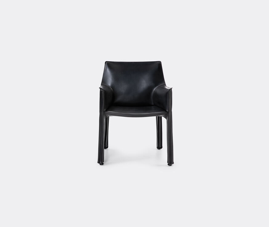 Cassina 'Cab 413' armchair, leather, black  CASS21CAB886BLK