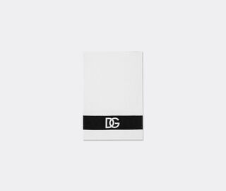 Dolce&amp;Gabbana Casa Jacquard towels with D&amp;G logo, set of five, black and white MULTICOLOUR DGCA25SET918MUL