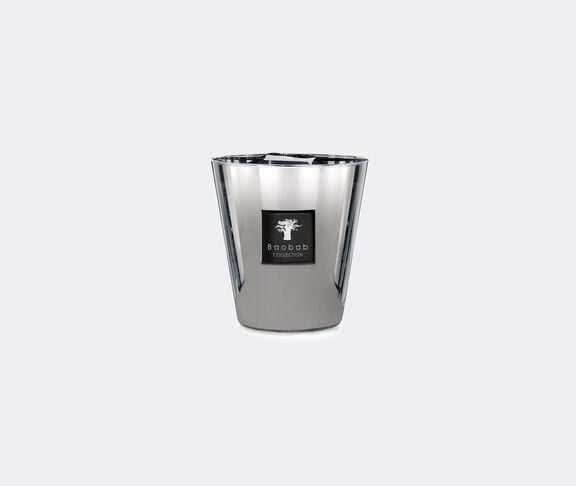 Baobab Collection 'Les Exclusives Platinum' candle, medium SILVER BAOB23LES757SIL