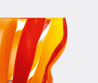 LSA International 'Folk' wine glass, set of two, orange, red and yellow MULTICOLOUR LSAI23FOL532MUL