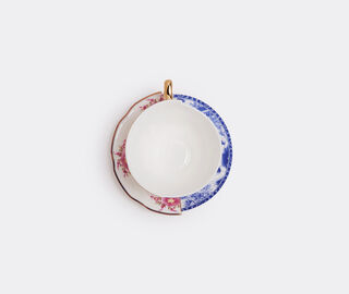 Seletti 'Hybrid Zenobia' teacup with saucer MULTICOLOUR SELE22HYB466MUL