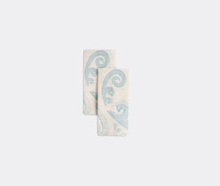 THEMIS Z 'Athenee Peacock' napkin, light blue, set of two BLUE THEM24ATH358BLU