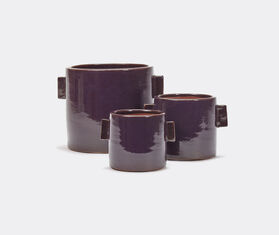 Serax 'Glazed Shades' flower pot, aubergine PURPLE SERA21FLO393PUR