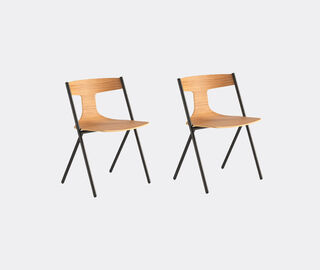 Viccarbe 'Quadra' chair LIGHT BROWN VICC21QUA044BRW