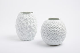 Rosenthal 'Snow' vase WHITE ROSE19VAS529WHI