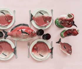 Bordallo Pinheiro 'Peixes' pitcher, small MULTICOLOUR BOPI22PEI797MUL