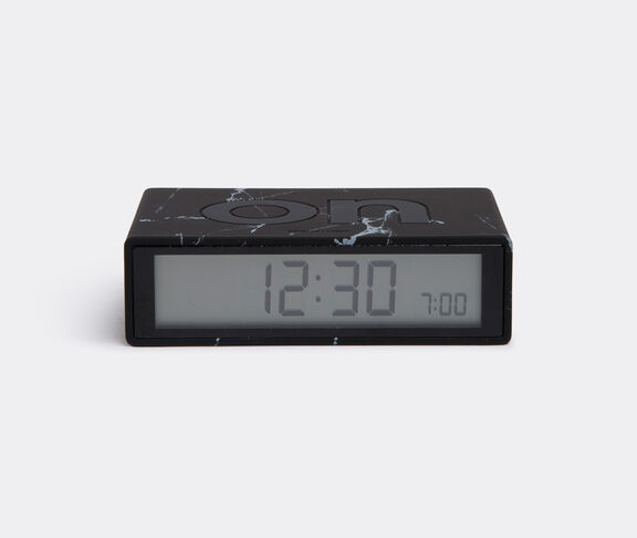 Lexon 'Flip Clock 2' alarm clock Black Marble ${masterID}