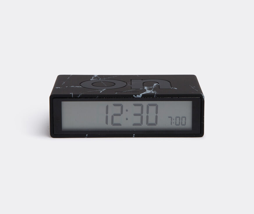 Lexon 'Flip Clock 2' alarm clock Black Marble LEXO18FLI164BLK