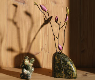 Tom Dixon 'Boulder' vase, small, green GREEN TODI26BOU435GRN