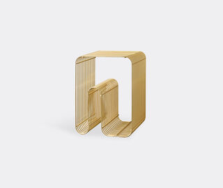 AYTM 'Curva' stool, gold GOLD AYTM21CUR399GOL