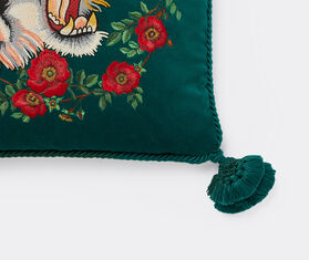 Gucci 'Tiger' velvet cushion MULTICOLOUR GUCC18CUS083GRN
