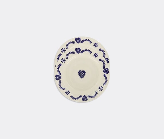 House of Capricorn 'Viana' dessert plate, set of two, blue BLUE HOCA26VIA636BLU