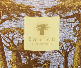 Baobab Collection 'Sacred Trees Cocody' candle, medium, yellow and brown MULTICOLOUR BAOB25SCE769MUL