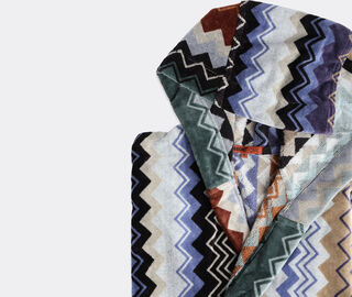 Missoni 'Giacomo' hooded bathrobe, green GREEN MIHO22GIA190MUL