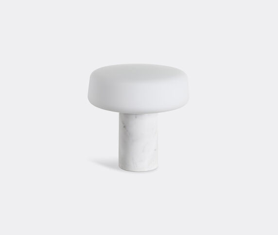 Case Furniture 'Solid Table Light', Carrara marble, large, EU plug