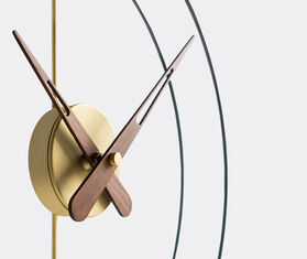 Nomon 'Micro Barcelona' clock WALNUT NOMO21MIC951BLK