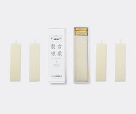 Kurashiki Seiro 'Card Candle', green scent WHITE KUSE19SCE198WHI
