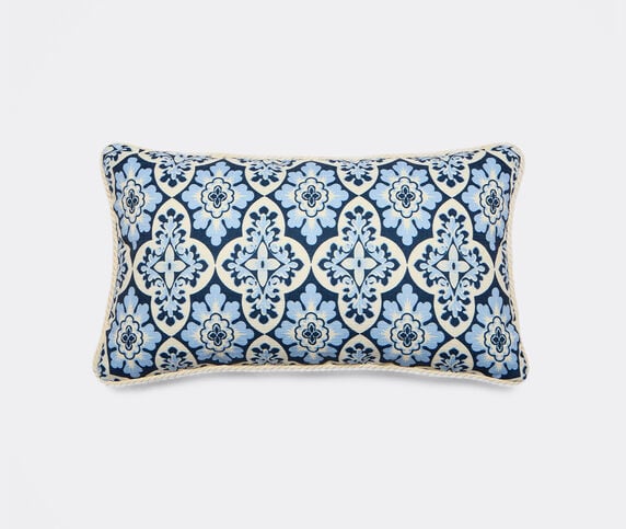 La DoubleJ 'Palazzo' rectangular cushion, blue MULTICOLOR LADJ26OUT836MUL