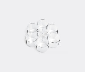 Ichendorf Milano &#39;Piuma&#39; teacup small, set of 6 TRANSPARENT ICMI15TEA088TRA