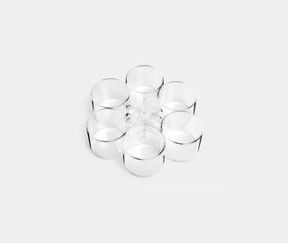 Ichendorf Milano 'Piuma' teacup small, set of six TRANSPARENT ICMI15TEA088TRA