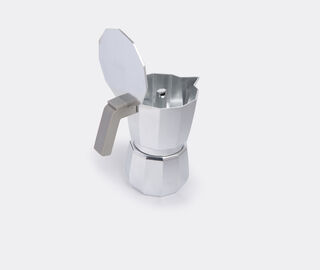 Alessi 'Moka' espresso coffee maker, six cups SILVER ALES19MOK992SIL