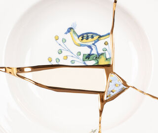 Seletti 'Kintsugi' soup bowl MULTICOLOUR SELE21KIN216WHI