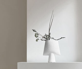 101 Copenhagen 'Sphere' square vase, mini, white WHITE COPH21SPH320WHI