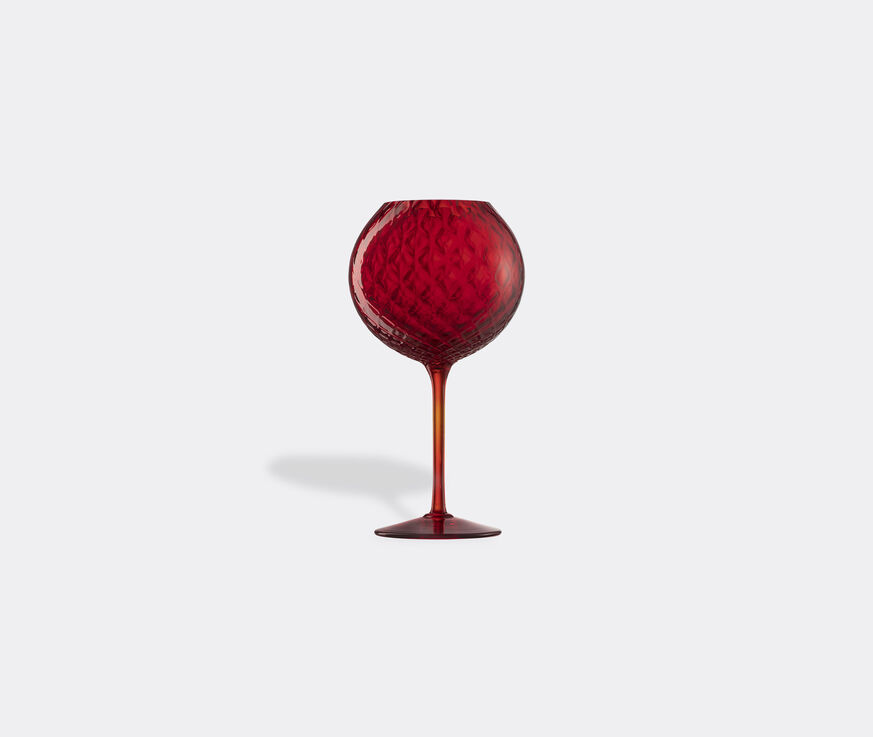 NasonMoretti 'Gigolo' red wine glass, balloton red  NAMO22GIG048RED
