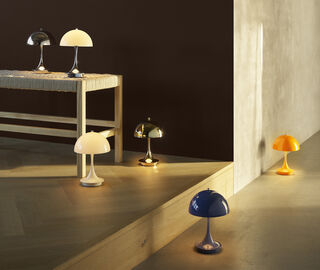 Louis Poulsen 'Panthella 160 V3' LED portable lamp, opaque orange ORANGE LOPO24PAN410ORA