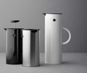 Stelton 'EM77' vacuum jug, white 1L WHITE STEL19EM7268WHI