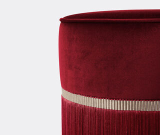 Lorenza Bozzoli Couture 'Couture' ottoman, medium, red RED LOBO20COU332RED