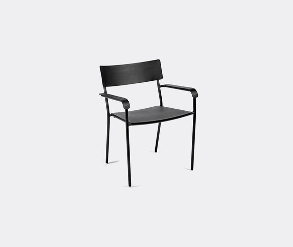 Serax 'August' chair with armrests, black BLACK SERA19AUG734BLK