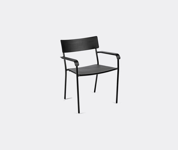 Serax 'August' chair with armrests, black  SERA19AUG734BLK