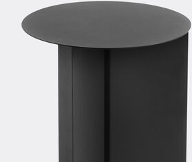 Hay &#39;Slit&#39; round table, high, black BLACK HAY122SLI924BLK