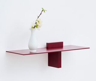 Atelier Ferraro 'Piazzetta' shelf, red RED ATFE24PIA939RED
