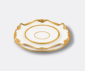 POLSPOTTEN &#39;Golden Finds&#39; assorted platter set, three pieces, white WHITE POLS25SER372WHI