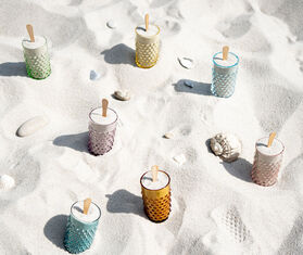 KLIMCHI &#39;Hobnail&#39; tumblers, set of six, light blue MULTICOLOUR KLIM23HOB033LBL