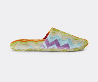 Missoni 'Giacomo' soft slippers, orange MULTICOLOUR MIHO24GIA970ORA