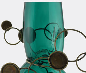 Vanessa Mitrani 'Fairground' vase, green and bronze GREEN VAMI23FAI910GRN