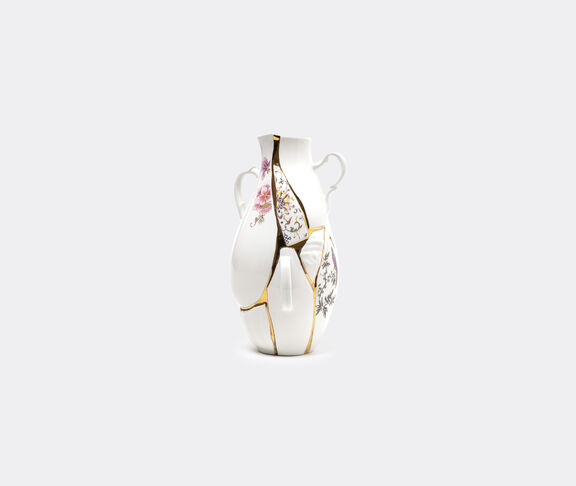 Seletti 'Kintsugi' vase, tall WHITE/MULTICOLOR ${masterID}