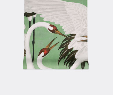 Heron' print wallpaper, green by Gucci | Wallpapers | FRANKBROS