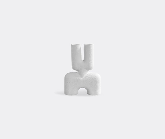 101 Copenhagen 'Cobra Double' medium  vase, white undefined ${masterID}