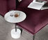 Cassina '9' low table, white White and grey CASS21LOW916WHI