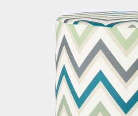 Missoni 'Watamu' cylindrical pouf, apple green multicolor MULTICOLOUR MIHO25WAT188GRN