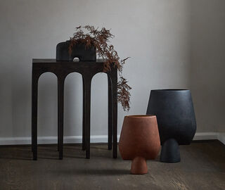 101 Copenhagen 'Sphere' big  vase, square, terracotta TERRACOTTA COPH25SPH881BRW