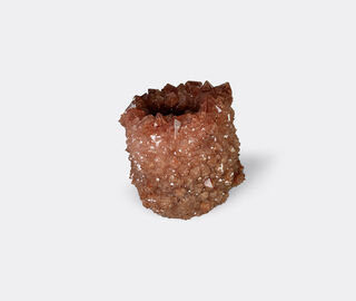 Mineral Series 'Crystal' vase, large, earthy BROWN MISE26LAR573BRW