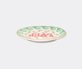 Bitossi Home 'Ciao Roma' plate, red, green and gold MULTICOLOUR BIHO26CIA882MUL