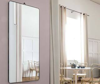 Sch&ouml;nbuch 'View' wall mirror, large BLACK SCHO22VIE007BLK